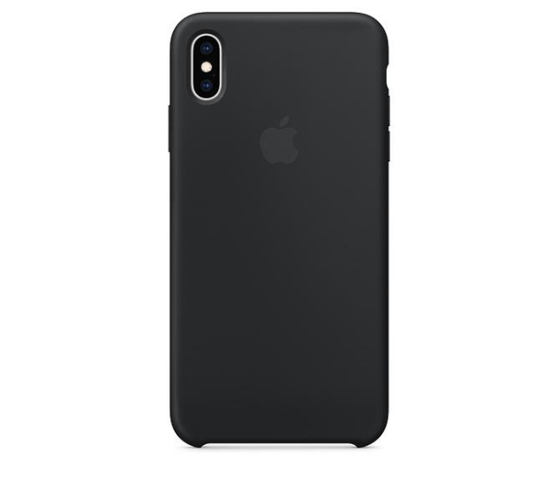 Apple iPhone XS Max Silicone Case Black - 449542 - zdjęcie 3